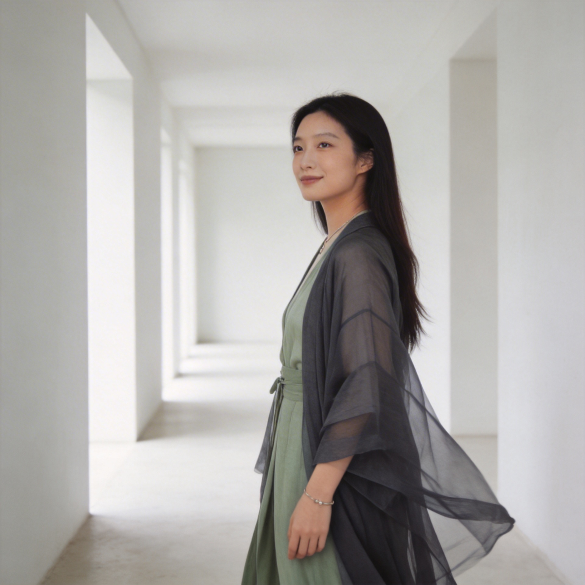 Smoky Half-Turn Layered Look view 2